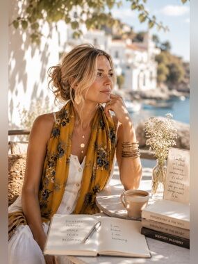 Elegant Flowers & Butterflies Scarf | Coverup Travel Vacation Office Date Brunch